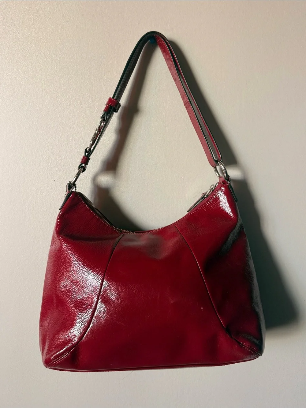 Coach Soho Red Patent Leather Bag